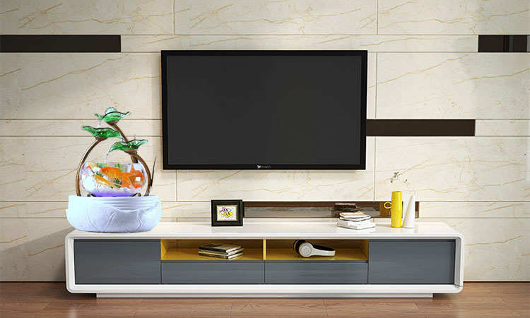 Nội thất Phòng Khách Với bể Cá Mini Phong Thủy
